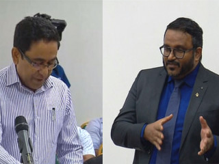 ކުރީގެ ރައީސް ޔާމީން(ވ) އަދި އަހުމަދު އަދީބު(ކ)