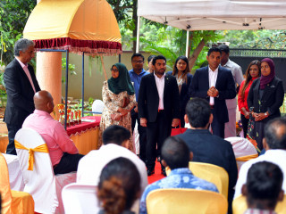 ބްލޮސަމްސް ކޮންވެލެސެންޓް ސެންޓަރަށް ނައިބް ރައީސް ފައިސަލް ނަސީމް ކުރެއްވި ޒިޔާރަތުގެ ތެރެއިން