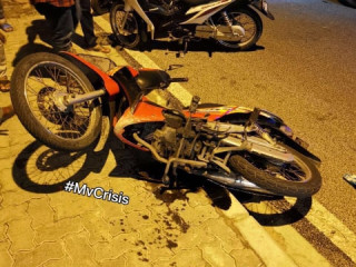 ސައިކަލު އެކްސިޑެންޓެއް ހިނގާފައި