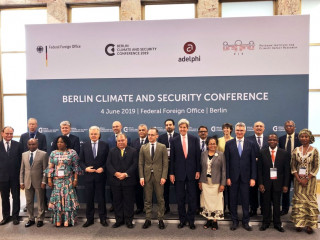 Foreign Minister Abdulla Shahid leads the Maldives delegation at the Berlin Climate and Security Conference