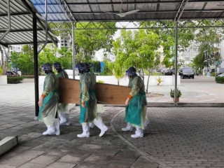 ރާއްޖޭގައި ކޮވިޑް ޖެހިގެން ނިޔާވި ވަޅުލުމުގެ މަސައްކަތުގައި ބަޔަކު ހަރަކާތްތެރިވަނީ