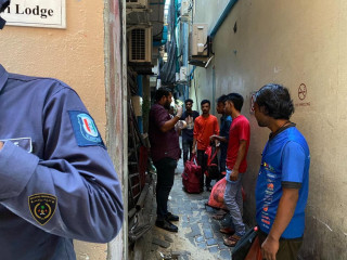 ގަވާއިދާ ޚިލާފަށް އުޅޭ ބިދޭސީން ހޯދުމަށް ކުރިޔަށް ގެންދިޔަ އޮޕަރޭޝަނެއްގެ ތެރެއިން