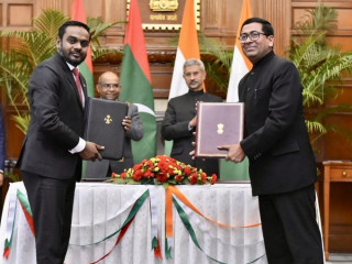 ފަންނީ އެހީތެރިކަން އިތުރުކުރުމުގެ އެމްއޯޔޫގައި އީސީން، އިންޑިއާއެކު ސޮއިކޮށްފި