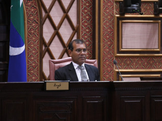 ރައްޔިތުންގެ މަޖިލީހުގެ ރައީސް މުހައްމަދު ނަޝީދު