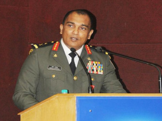 Chief of Defence Force, Major General Abdulla Shamaal
