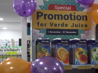 Verde juice promotion