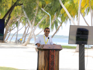 ރައްޔިތުންގެ މަޖިލީހުގެ ރައީސް މުހައްމަދު ނަޝީދު ވާހަކަފުޅުދައްކަވަނީ