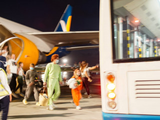 Its first flight landed at Velana International Airport on Saturday with 31 passengers