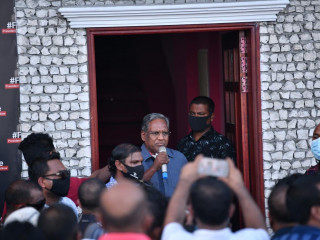 އިދިކޮޅުން ބޭއްވި އެއްވުމެއްގައި ކުރީގެ ރައީސް ވަހީދު ވާހަކަފުޅު ދައްކަވަނީ