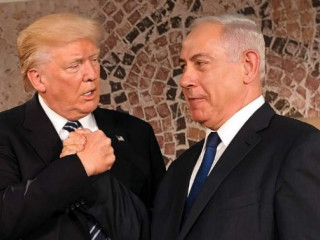 ޑޮނަލްޑް ޓްރަމްޕް އާއި އިސްޒޭލްގެ ބޮޑުވަޒީރު ނަތަންޔާހޫ