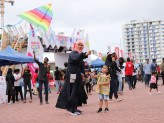 Kite Festival held on Friday evening