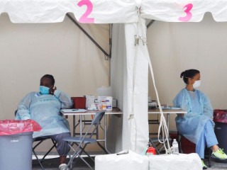 އެމެރިކާގައި ކޮވިޑް-19 އަށް ޓެސްޓް ކުރުމަށް ހަދާފައިވާ ތަނެއް