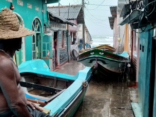 ބުރެވި ތޫފާނުގެ ސަބަބުން ސްރީ ލަންކާގެ އިރުމަތީ އައްސޭރިއަށް ކުރަމުންދާ ވިއްސާރަ