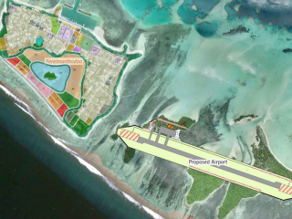 While the airport is being developed 100 metres from Fares-Maathodaa, work on a bridge will be carried out parallel to the airport development work