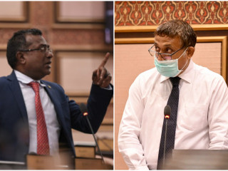 މިނިސްޓަރ އޮފް ނޭޝަނަލް ޕްލޭނިންގ، ހައުސިންގ އެންޑް އިންފްރާސްޓްރަކްޗަރ މުހައްމަދު އަސްލަމް އަދި ކާށިދޫ ދާއިރާގެ މެމްބަރު އަބްދުﷲ ޖާބިރު