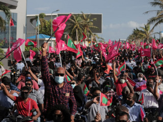 އިދިކޮޅު ޕީޕީއެމް، ޕީއެންސީއިން ހުކުރު ދުވަހު ބޭއްވި މުޒާހަރާގެ ތެރެއިން