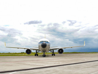 Condor’s first flight since border reopening in July landed at Velana International Airport (VIA) on Sunday