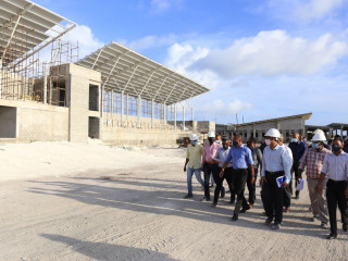 Police Commissioner Mohamed Hameed completed a two-day visit to the Addu City on Monday