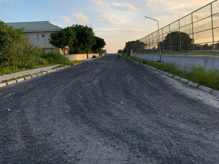 The development project in Dhuvaafaru island