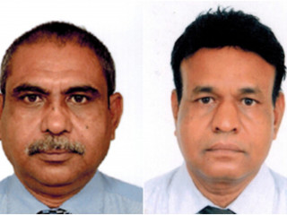 އެޗްއާރުސީއެމްގެ ނައިބު ރައީސް މުޙައްމަދު ޒާހިދު އާއި ކޮމިޝަނުގެ މެންބަރު މޫސާ ޢަލީ ކަލޭފާން