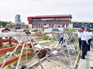 Malé southern harbor area
