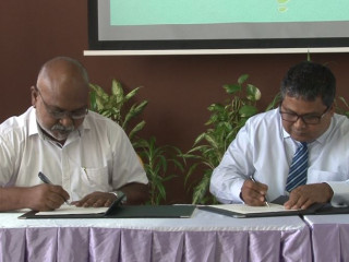 The agreement signing was held on Monday