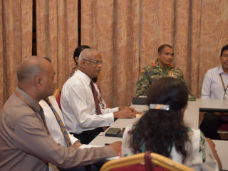 ކޮވިޑް-19އާ ގުޅިގެން ކުރެވޭ މަސައްކަތްތަކާ ބެހޭ ގޮތުން މީގެ ކުރިން ބޭއްވި ބައްދަލުވުމެއްގެ ތެރެއިން
