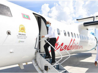 The president will visit Kadhdhoo and Gan islands during the trip