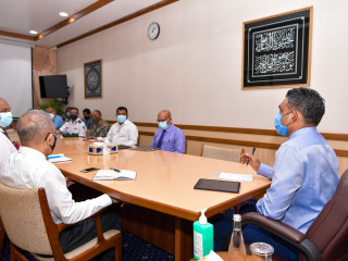 ހޯމަ ދުވަހު ރައީސް އޮފީހުގައި ބޭއްވި ބައްދަލުކުރެއްވުމުގެ ތެރެއިން