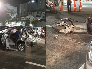 ބުރިޖަށް އަރާ ދިމާލުގައި ހިނގި އެކްސިޑެންޓުގައި އުޅަނދުތަކަށް ގެއްލުންވެފައި