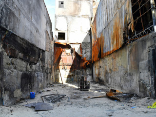 ހ. ތިލަފުށި ގުދަނުގައި ހިނގި އަލިފާނުގެ ހާދިސާ