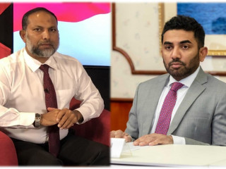 ހެލްތް މިނިސްޓަރ އަބްދުﷲ އަމީން (ކ) އަދި ހޯމް މިނިސްޓަރ އިމްރާން އަބްދުﷲ (ވ)؛ މި ދެމިނިސްޓަރުންގެ އިތުރުން މި ސަރުކާރުގައި ހިމެނުނު 5 މިނިސްޓަރަކު މާލީ ބަޔާން ހުށަހަޅާފައި ނުވޭ