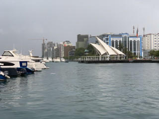 Maldives capital, Malé City has been experiencing scattered showers over the past few days