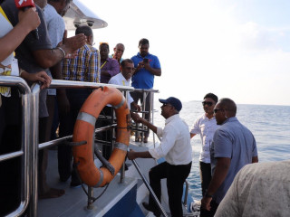 ރައީސުލް ޖުމްހޫރިއްޔާ އިބްރާހިމް މުހައްމަދު ސާލިޙު ކަނޑުމަތިން އެމްޑީޕީގެ ކެމްޕޭން ޓީމާއި ގުޅިވަޑައިގަންނަވަނީ