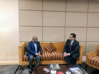 ފޮރިން މިނިސްޓަރ އަބްދުﷲ ޝާހިދު އިންޑިއާއަށް ކުރައްވާ ދަތުރުފުުގެތެރެއިން