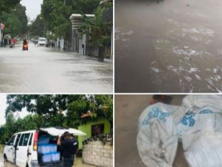 އައްޑޫ ސިޓީއަށް ކުރަމުންދާ ވިއްސާރައިގެ ސަބަބުން މަގުތައް ފެންބޮޑުވެފައި