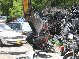 They were destroyed on Saturday