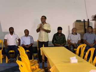 ކުރީގެ ރައީސް އަދި ރައްޔިތުން މަޖިލީހުގެ ރައީސް މުހައްމަދު ނަޝީދު