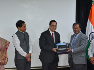 CSC President welcomes the delegation