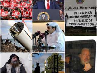 2019 ވަނަ އަހަރު ހިނގާފައިވާ ބައެއް ކަންތައްތައް ދައްކުވައިދޭ ފޮޓޯއެއް