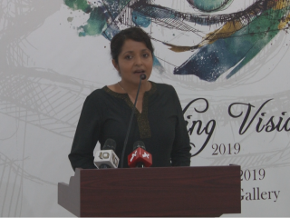 މިނިސްޓަރ އޮފް ހެރިޓޭޖް އާޓްސް އެންޑް ކަލްޗަރ ޔުމުނާ މައުމޫން ވާހަކަފުޅުދައްކަވަނީ