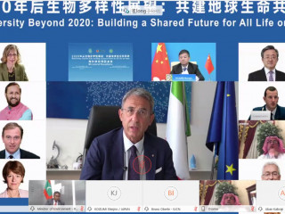 ޗައިނާގެ މިނިސްޓްރީ އޮފް އިކޮލޮޖީ އެންޑް އެނަވަޔަރަންމަންޓް އިން ބޭއްވި މިނިސްޓަރުންގެ ބައްދަލުވުމުގައި އެންވަޔަރަމަންޓް މިނިސްޓަރ ޑރ. ހުސެއިން ރަޝީދު ހަސަން ބައިވެރިވެވަޑައިގަންނަވަނީ