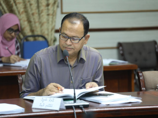 މަޑުއްވަރީ ދާއިރާގެ މެމްބަރު އާދަމް ޝަރީފް މަޖިލީހުގެ ކޮމިޓީއެއްގައި