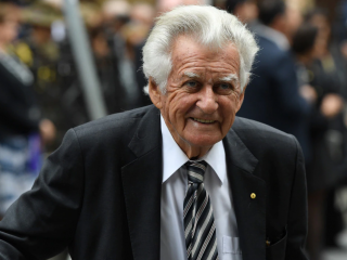 Former Prime Minister Bob Hawke