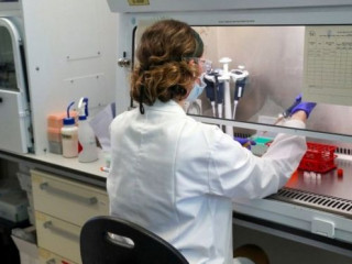 ކޮވިޑް-19 ސާމްޕަލްތަކެއް ލެބޯޓްރީއެއްގައި ޓެސްޓު ކުރަނީ