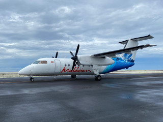 ހޯރަފުށި އެއަރޕޯޓަށް ޖެއްސި މޯލްޑިވިއަންގެ ޓެސްޓް ފްލައިޓް