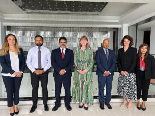 Ambassador-at-Large, Abdul Ghafoor Mohamed met with the Special Rapporteur on the promotion and protection of human rights and fundamental freedoms while countering terrorism, Fionnuala Ní Aoláin