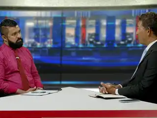 Legal counsel Adam Asif speaking on an episode of RaajjeTV's "Fala Surukhee".