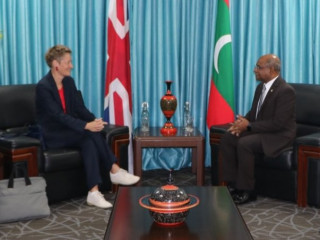 First-ever Resident Ambassador of the United Kingdom Röhsler and Minister Shahid