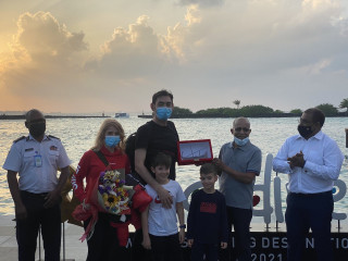 Maldives welcomed the 1.3 millionth tourist on Monday evening